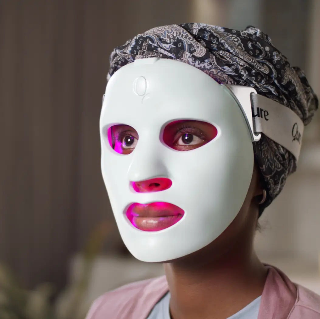 qure LED mask LED 美顔器 光美容 Red Light Mask qure LED mask LED 美顔器 光美容 Red Light Mask